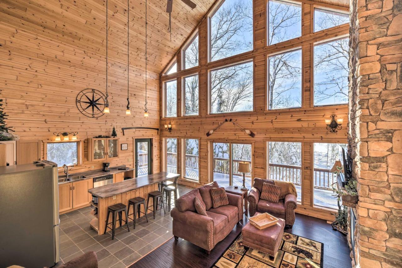 Scenic Hayward Lake View Retreat With Fire Pit Exterior foto