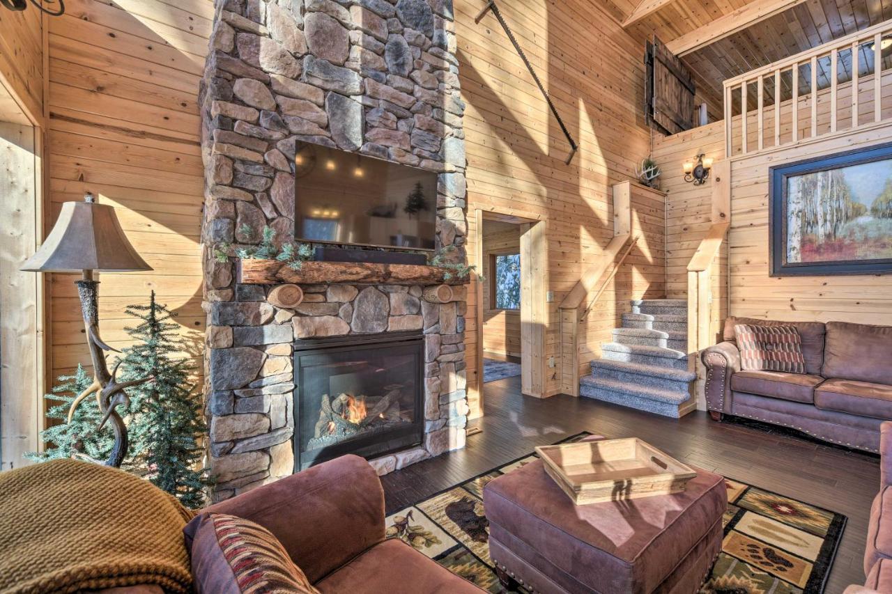 Scenic Hayward Lake View Retreat With Fire Pit Exterior foto